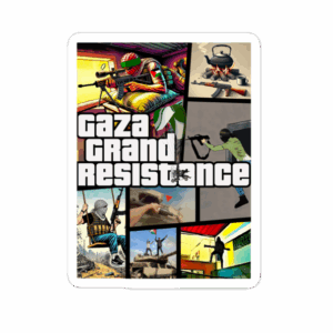 Gaza GTA stickers - back
