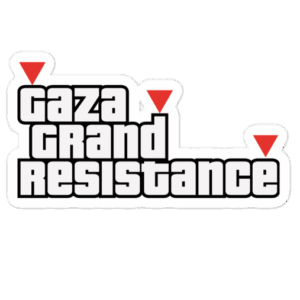 Gaza GTA stickers - Front