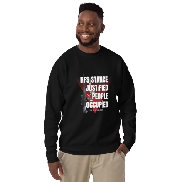 Resistance is Justified - Crewnecks - Image 2