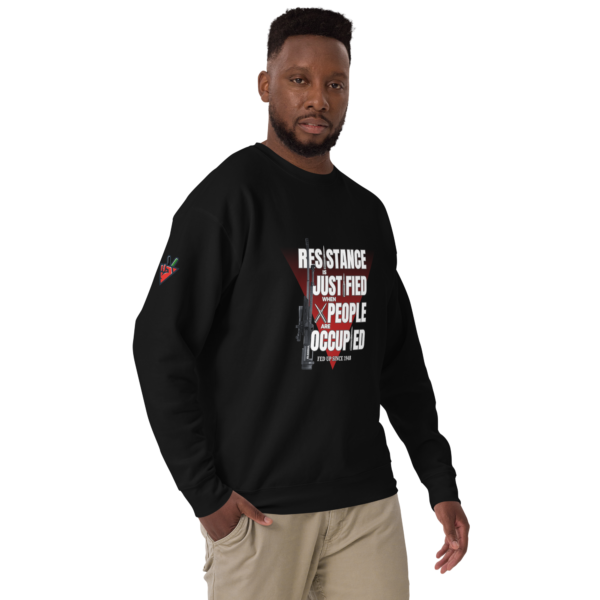 Resistance is Justified - Crewnecks - Image 3