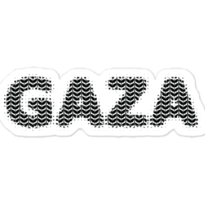 Gaza - Kuffiya Wave Black - Front