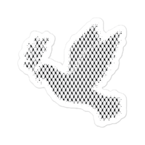 Gaza - Kuffiya Diamond Black - Back