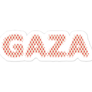Gaza - Kuffiya Diamond Red - Front