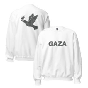 Gaza - Kufffiya Wave Black - Crewneck