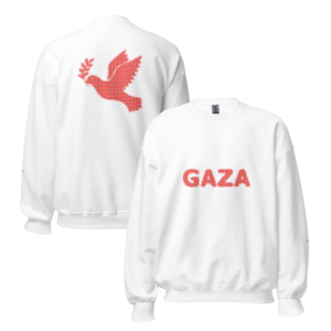 Gaza - Kuffiya Wave Red - Crewneck